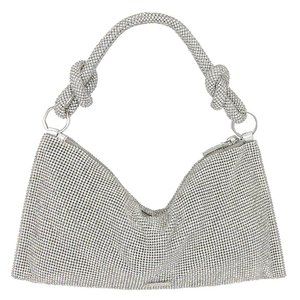 Cult Gaia Hera Mini Rhinestone Shoulder Bag